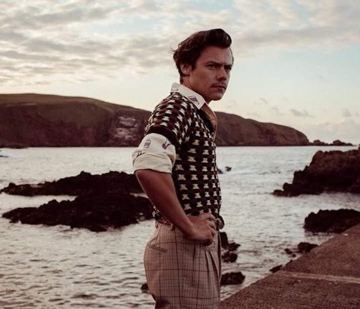 Harry Styles in Scotland for Adore You